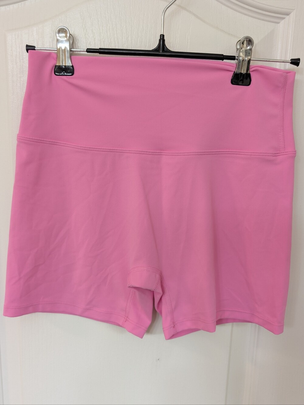 Women's High-Waist Pink Active Shorts